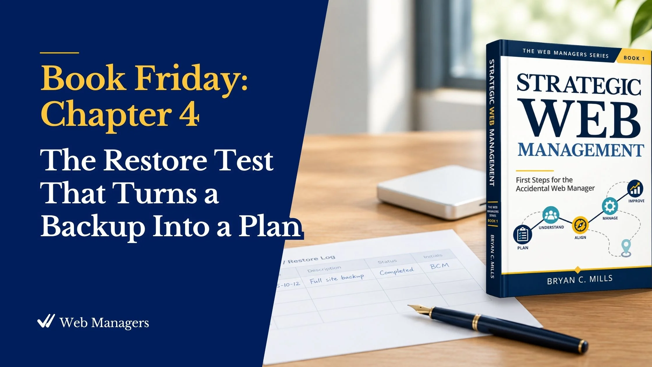 Book Friday: Chapter 4, The Restore Test That Turns a Backup Into a Plan