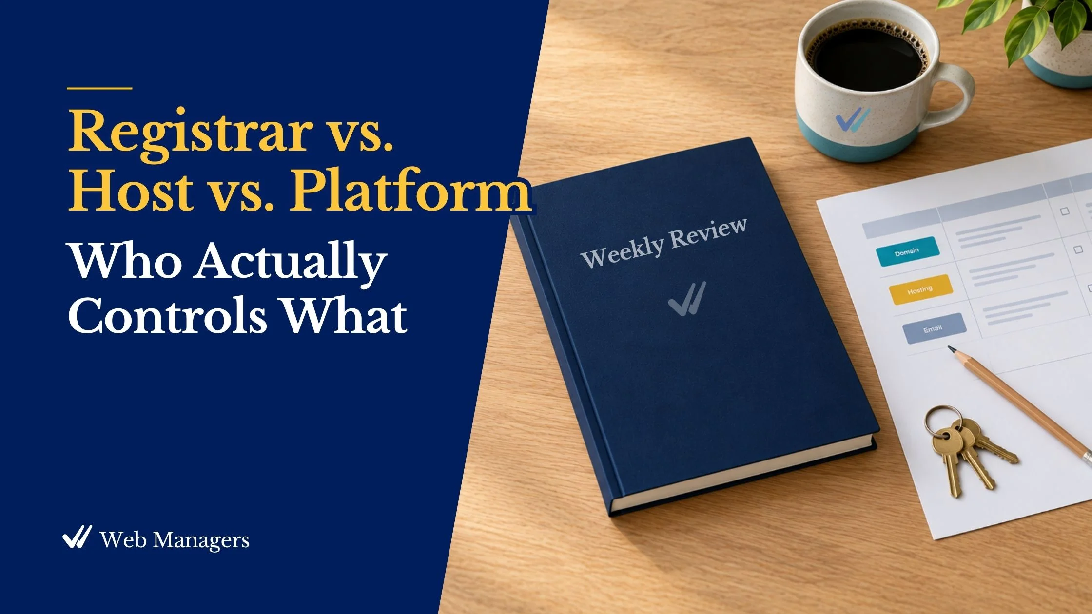 Registrar vs Host vs Platform. Who Actually Controls What